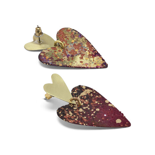 Hearts earrings by Sibilia